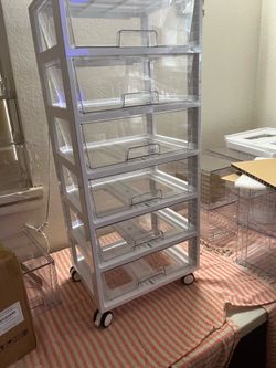6 tiers cart organizer with wheels