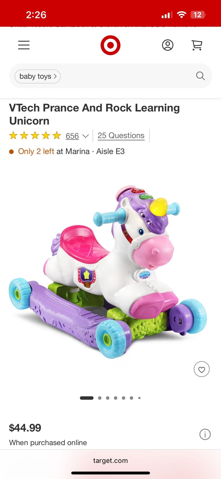 Vetch Ride On Horse