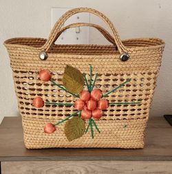 Vintage Straw Bag