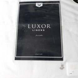 Luxor Linens 4 PC. Sheet Set ( Linen ) Queen size White In Color 
