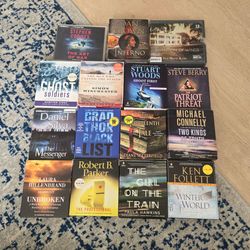 Huge lot of CD audiobooks Bestselling Authors