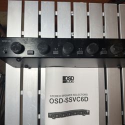OSD Dual Source 6 Zone Speaker Selector