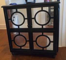 Moving Sale - Black Accent Cabinet $100