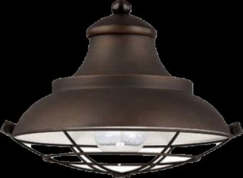 Capital Lighting "Urban" Industrial Design Pendant, SET OF TWO, Burnished Bronze. NEW IN BOXES!