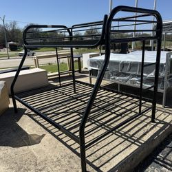 NEW TWIN OVER FULL BUNKBED WITHOUT MATTRESS 