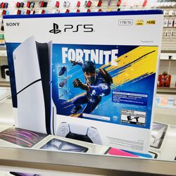 PlayStation 5 Slim Disc Fortnite Skin Bundle 