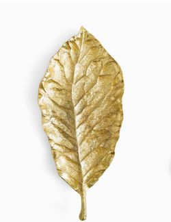 Michael Aram New Leaves Magnolia Medium Platter