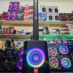 ❗️Pro Audio Bluetooth Speaker❗️Rechargeable 🔋 - 10" SUB - BEST BASS Speaker - Nuevas En Caja