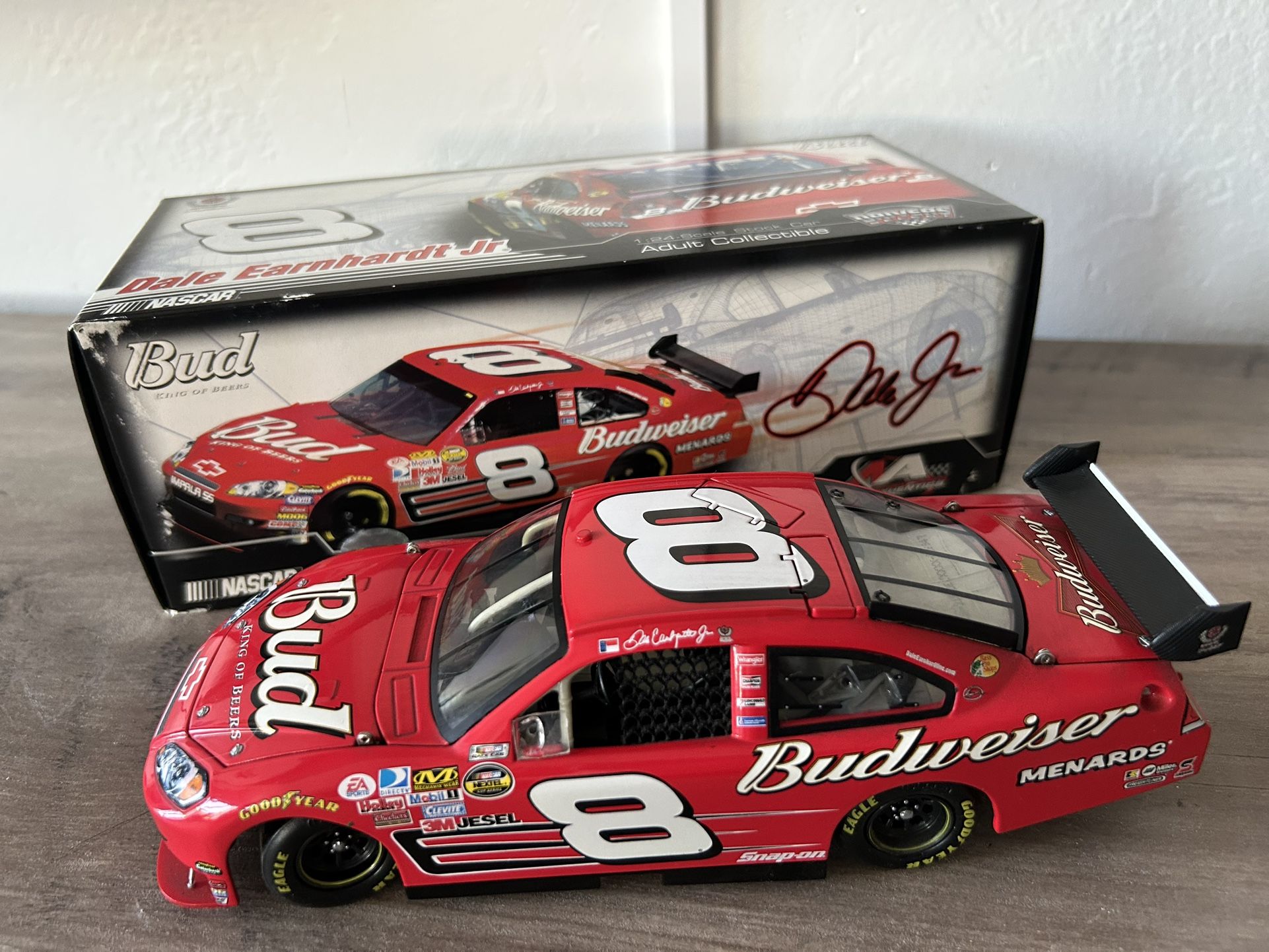Dale Earnhardt Jr #8 Budweiser 2007 Impala SS COT Limited Edition with Jack Stands
