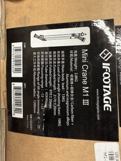 IFOOTAGE Mini Crane M1 III
