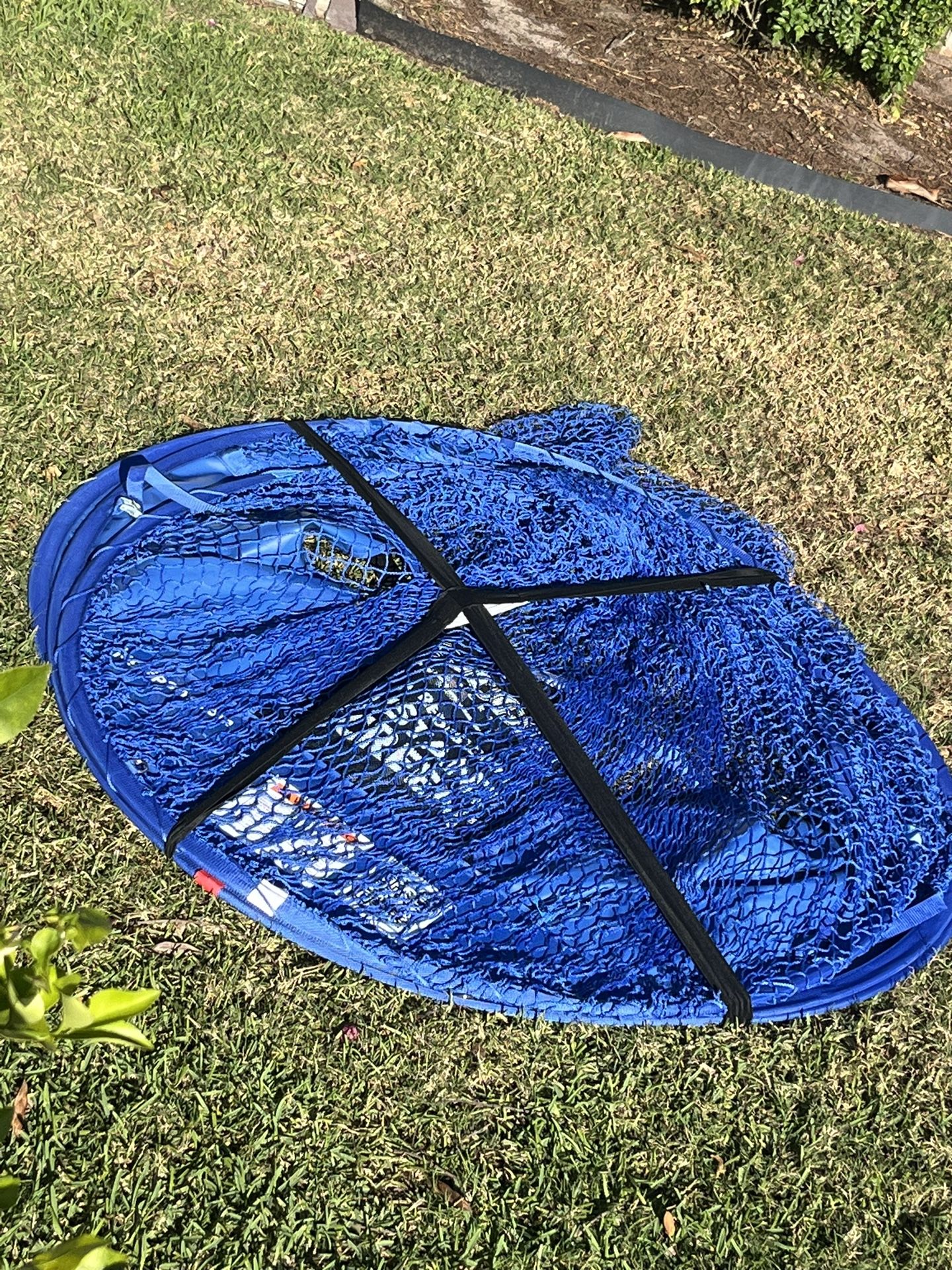 Blue Baseball Or Softball Easy Foldable Net