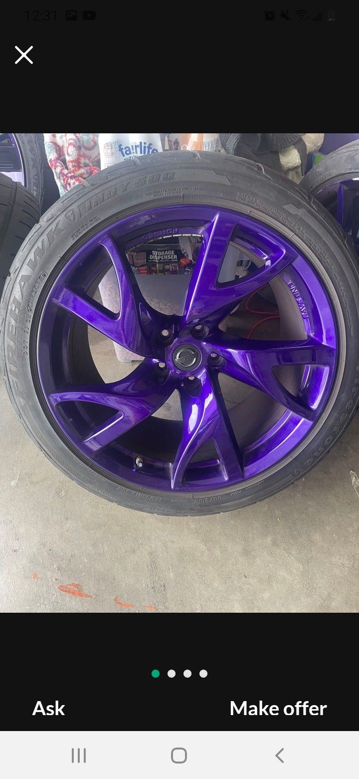 370z Wheels Rims 350z G35 G37 240sx Rays Work SSR Volk Enkei BBS JDM ...