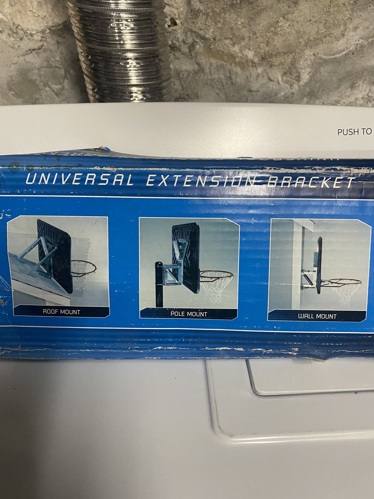 Lifetime Universal Extension Bracket For A Basket Ball Backboard