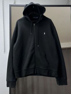 Black Polo RL Zip Up