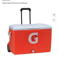 Gatorade Cooler 60 Quart W/ Wheels 