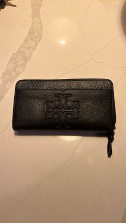 Genuine Tory Burch Pebble Leather Wallet 