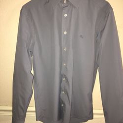 Men’s Burberry Brit Long Sleeve Shirt Size Small