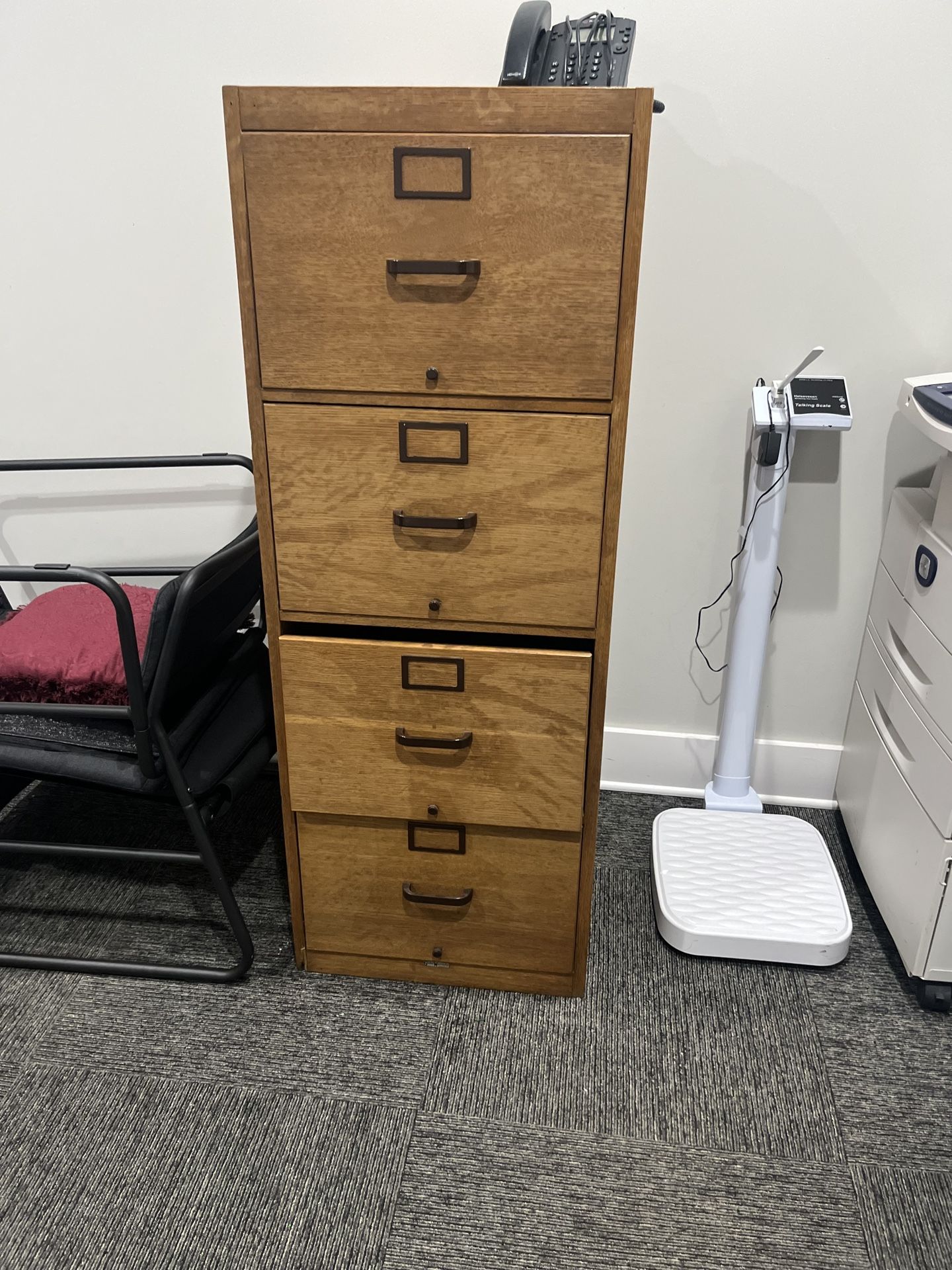 Antique Military Filing Cabinet