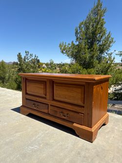 Solid Honey Pine Chest