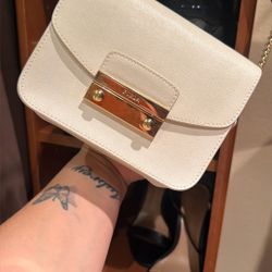 Furla Authentic All White Handbag