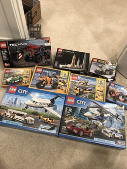 LEGO sets! 9 Sets w/ boxes and instructions. All pieces!