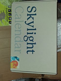 Skylight white calender