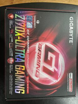 Z170X Ultra Gaming ATX Motherboard With I5 7400 CPU