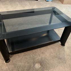 Black Glass Coffee Table