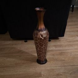 Leopard Print Vase