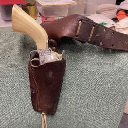 Kids Cap Gun And Holster 1955