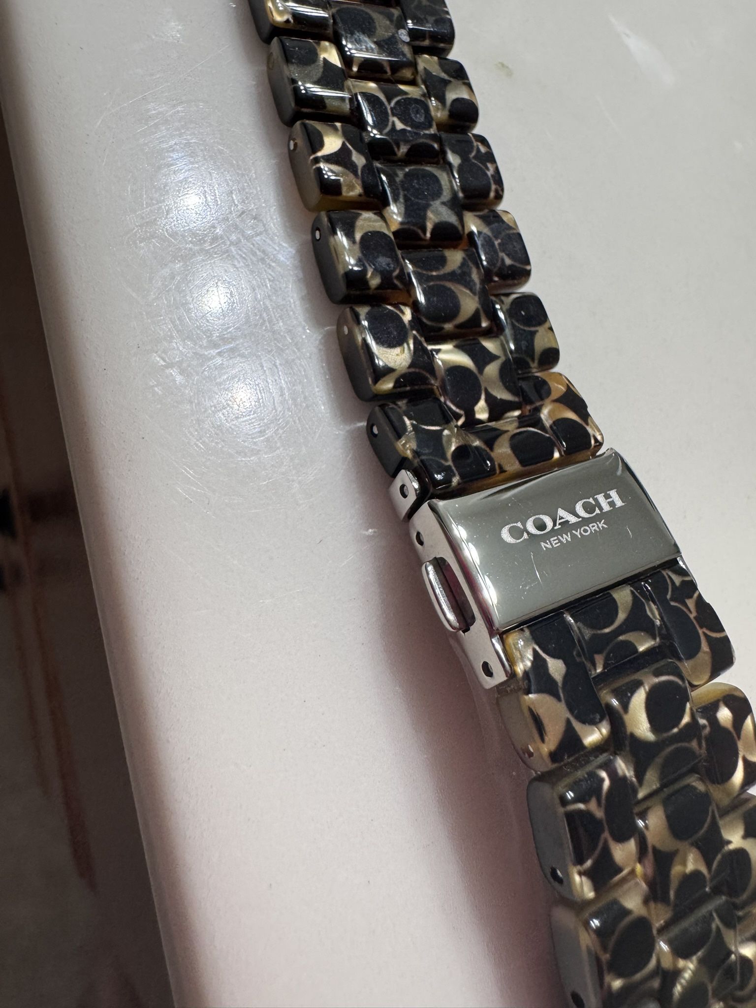 Coach apple watch band