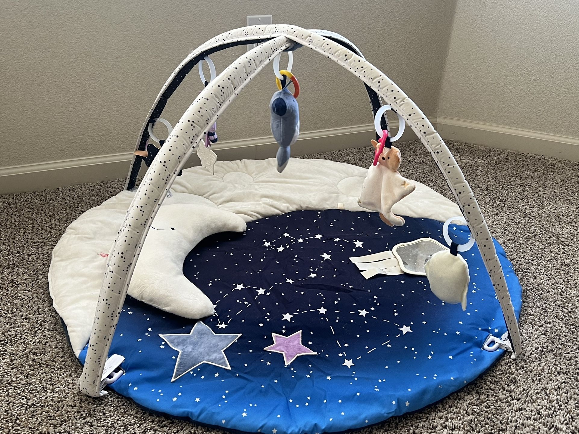 Moon & stars baby Play mat And mobile 