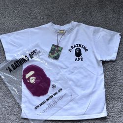 White Bape T Shirt