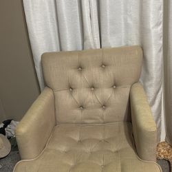 Beige Arm chair
