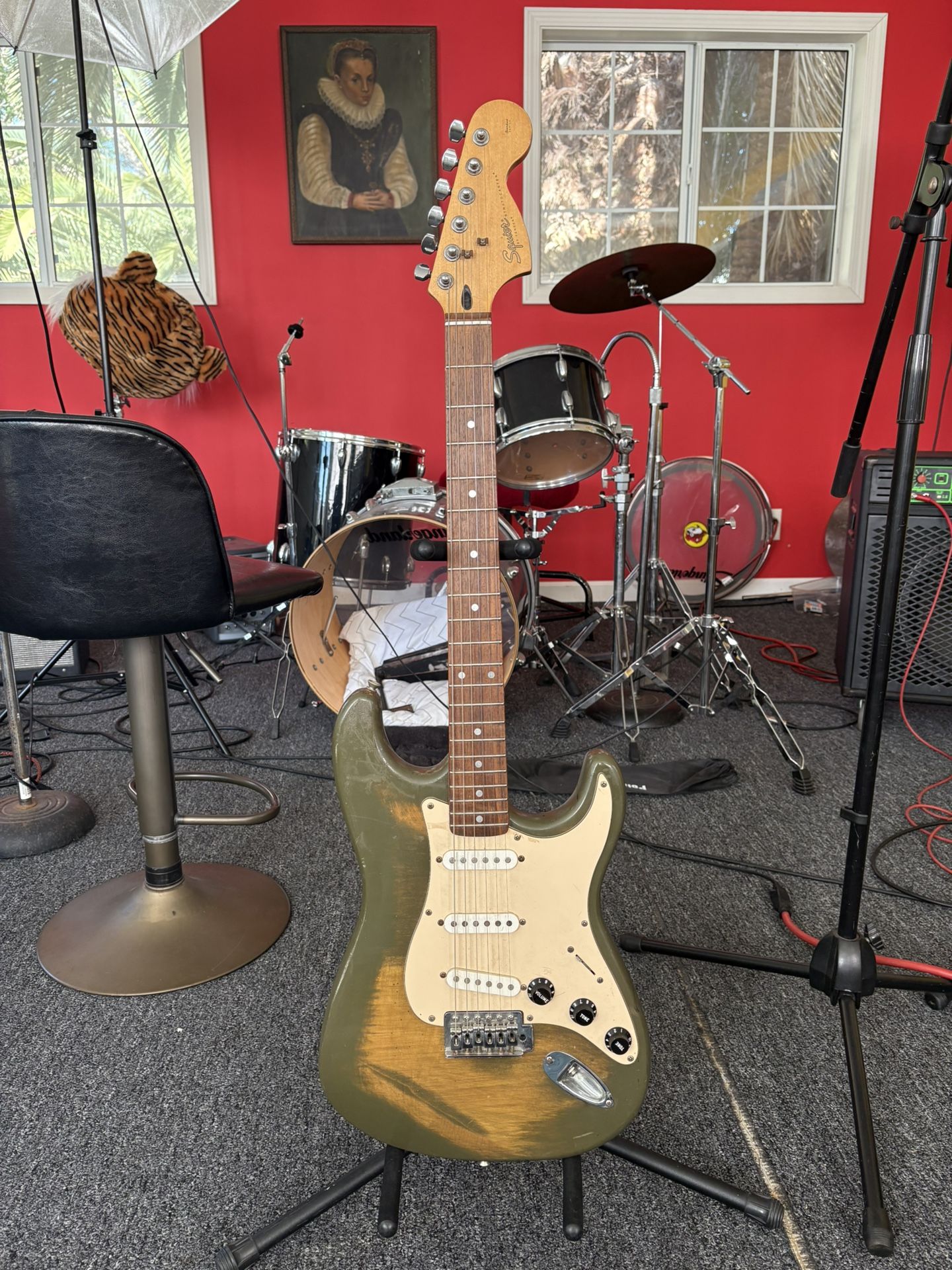 Fender Squire Stratocaster & Ibanez Gio Electric Guitars $100 For Both