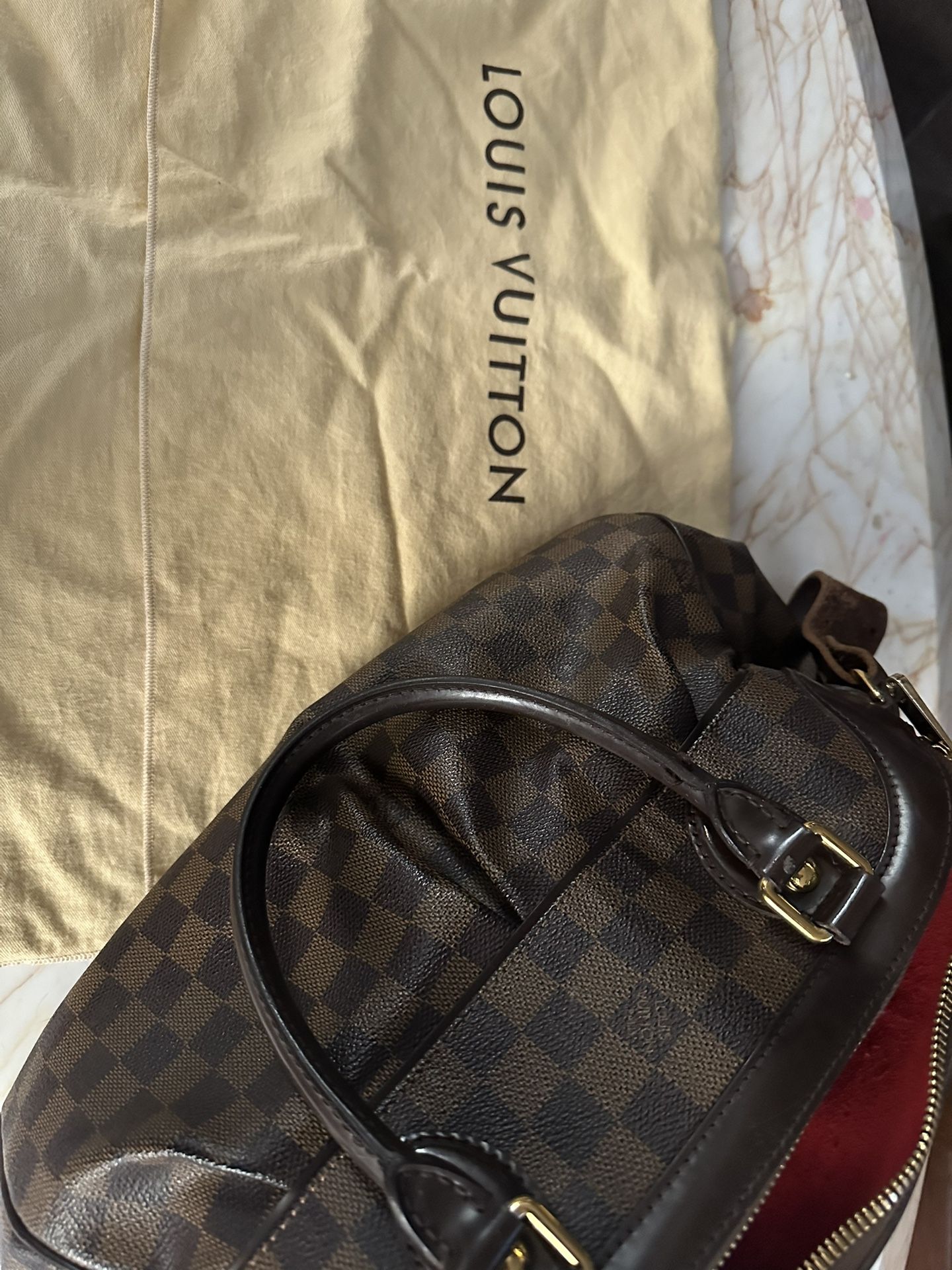 Louis Vuitton Damier Ebene Coated Canvas  Bag 
