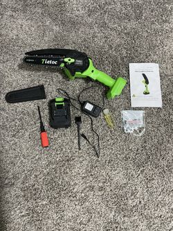 Motosierra Inalámbrica Recargable 6 Pulgadas