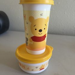 Tupperware Winne the Pooh Set 15$🔥