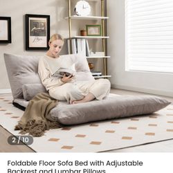 Foldable Sofa bed With Adjustable  Back Rest $100