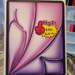 📱 Apple iPad Air 13″ M3 Wi-Fi — Purple, 128GB — $500