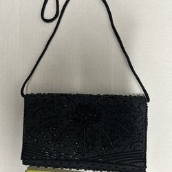 Black sequined Purse