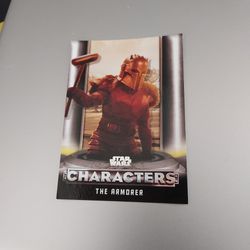 Star Wars Character The Armorer Card