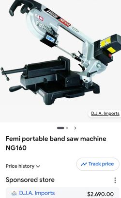 FFEMI portable band saw ng160