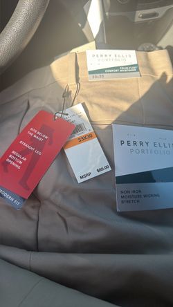 Perry Ellis men’s slacks 33* 30 never used