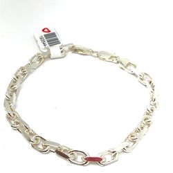 925 Sterling Silver 8” Anchor Style Bracelet 19.00g 5.5mm  193544/3