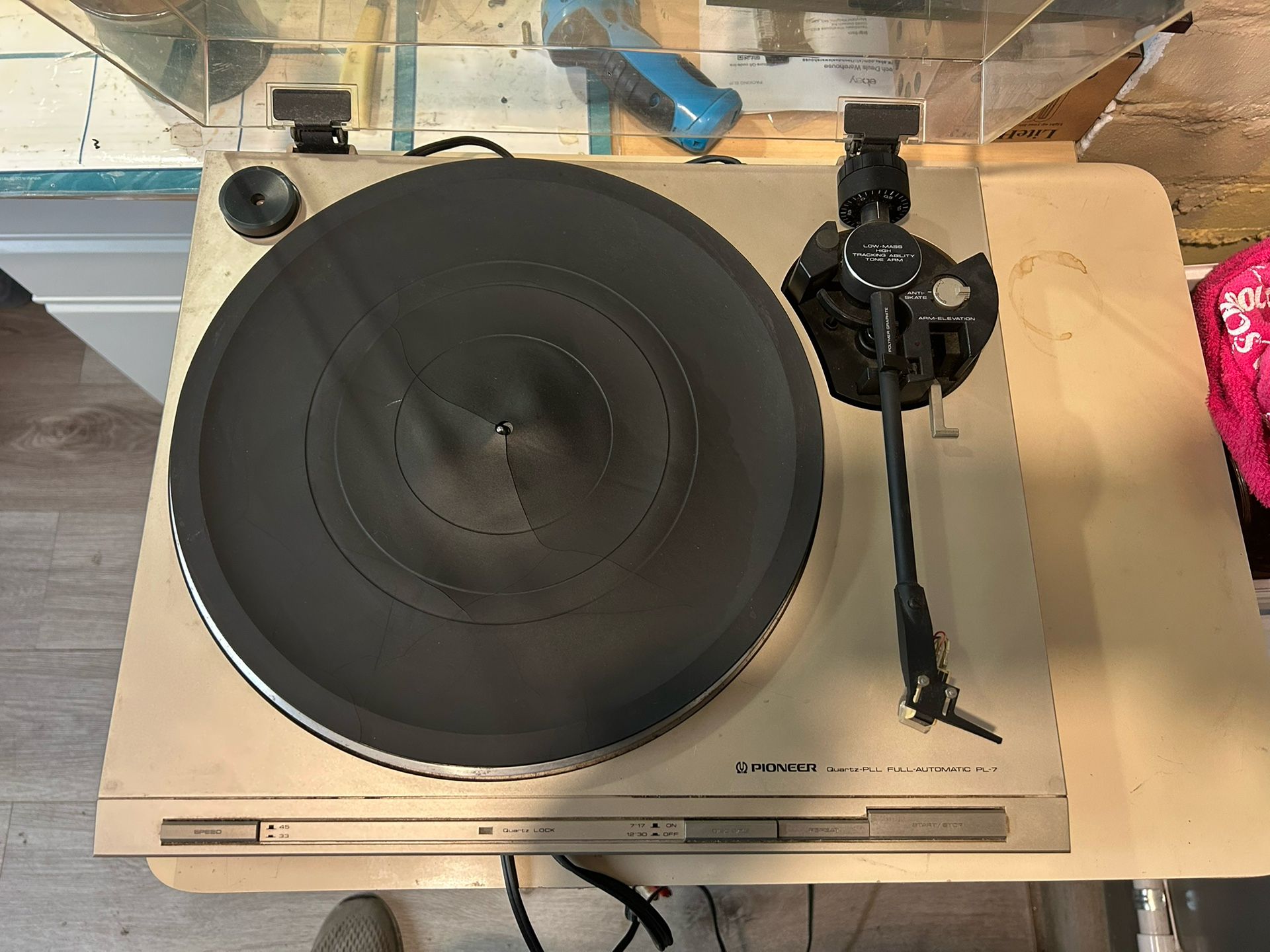 Pioneer PL-7 Turntable 