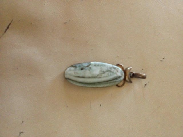 Long Gemstone 925 Sterling Silver Pendant