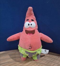 Vintage 2002 SpongeBob Squarepants PATRICK 9.5" Plush