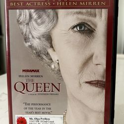 The Queen DVD Helen Mirren Academy Award Winner