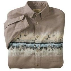 NWT CABELA’S Dogs-N-Ducks Shirt – Regular, Men’s Size XL